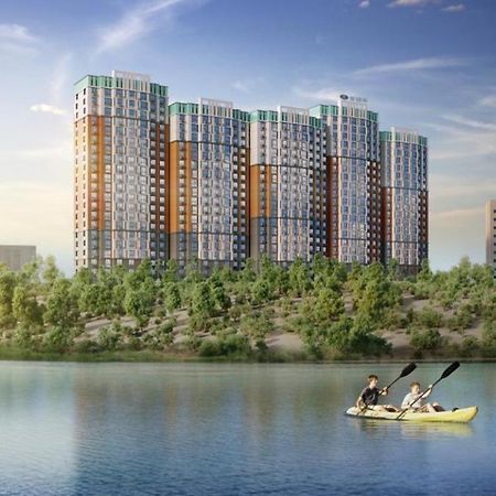 Апартаменты В Жк Laketown На Берегу Озера Almatı Dış mekan fotoğraf